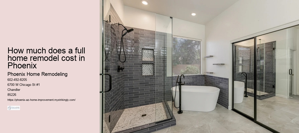 How much does a full home remodel cost in Phoenix